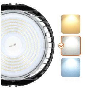 LED High Bay NINA 150W 4000K 90° Kobi Pro" en français devient "Éclairage LED Haute Bay NINA 150W 4000K 90° Kobi Pro
