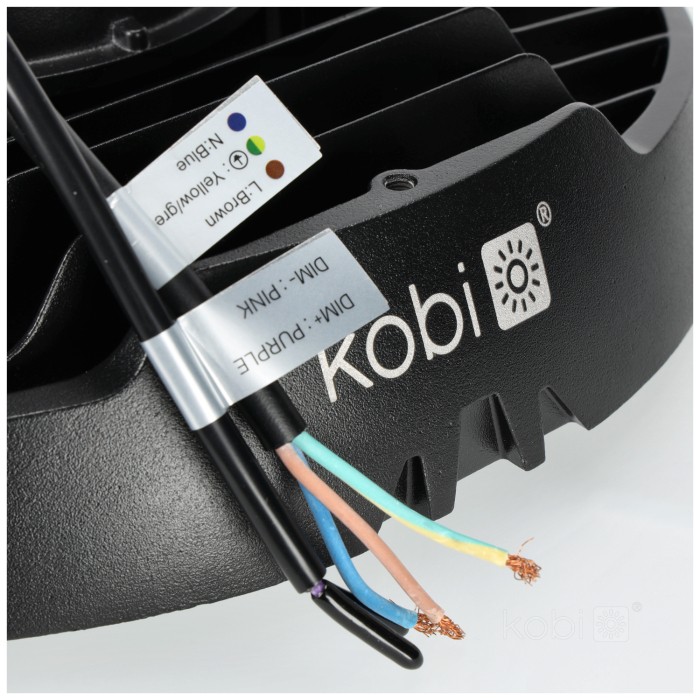 LED High Bay NINA 150W 4000K 90° Kobi Pro" en français devient "Éclairage LED Haute Bay NINA 150W 4000K 90° Kobi Pro