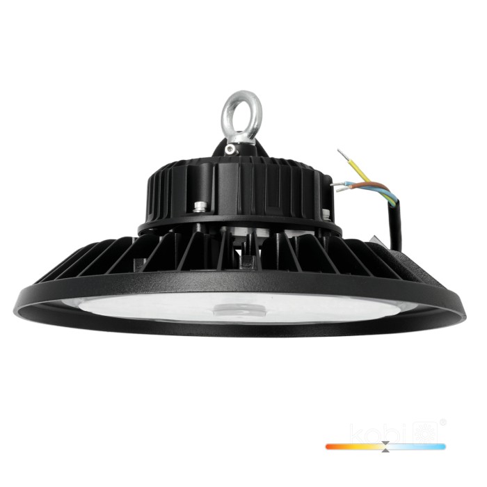 LED High Bay RIO PRO 200W 4000K IP66 Kobi Pro" en français se traduit par : "Projecteur LED Haute Baie RIO PRO 200W 4000K IP66 Kobi Pro