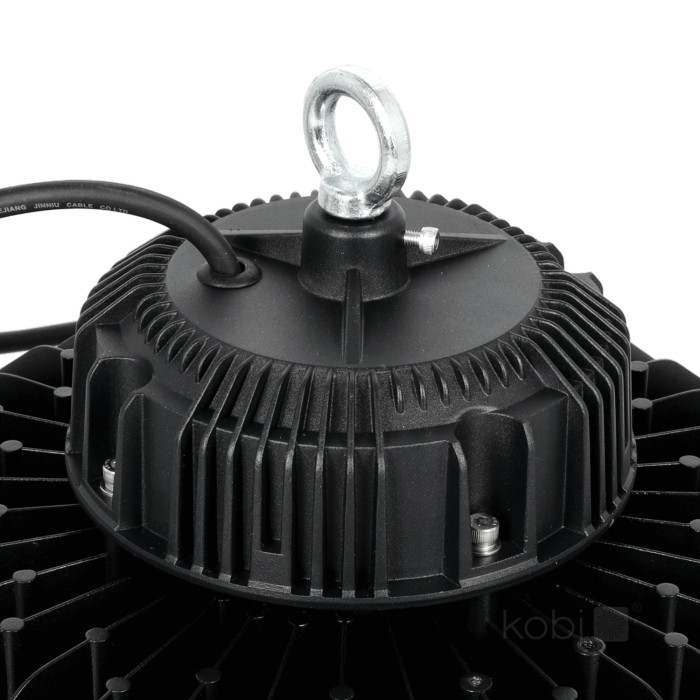 LED High Bay RIO PRO 200W 4000K IP66 Kobi Pro" en français se traduit par : "Projecteur LED Haute Baie RIO PRO 200W 4000K IP66 Kobi Pro