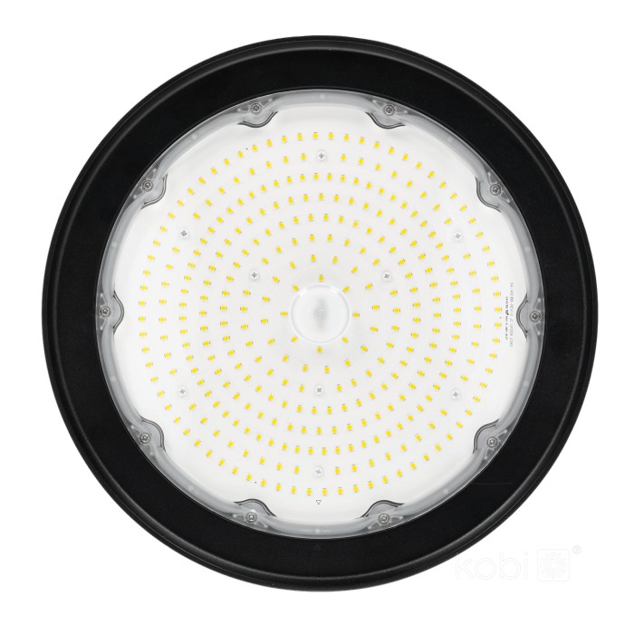 LED High Bay RIO PRO 200W 4000K IP66 Kobi Pro" en français se traduit par : "Projecteur LED Haute Baie RIO PRO 200W 4000K IP66 Kobi Pro