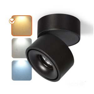 Luminaire de plafond LAHTI mini dim 9W 3000K noir Art of Light