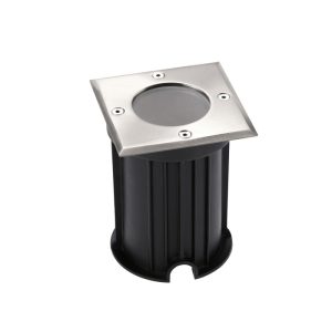 Luminaire de voie d'accès INGRESS 1xGU10 carré IP67 LED2B