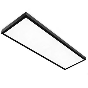 Panneau LED BRISBANE 36W 30x120 4000K noir Kobi Premium