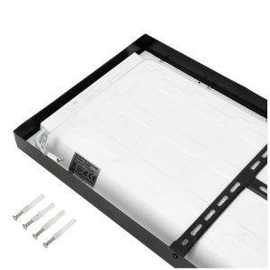 Panneau LED BRISBANE 36W 30x120 4000K noir Kobi Premium