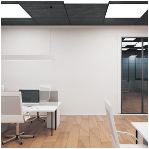 Panneau LED BRISBANE 36W 60x60 4000K noir Kobi Premium
