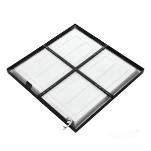 Panneau LED BRISBANE 36W 60x60 4000K noir Kobi Premium