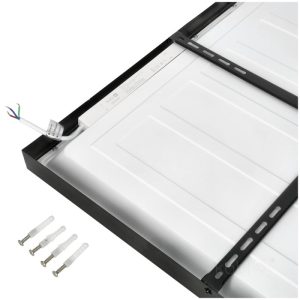Panneau LED BRISBANE 36W 60x60 4000K noir Kobi Premium