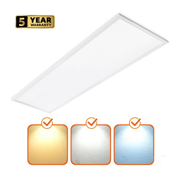 Panneau LED CAPRI G2 25-36-40W 30x120 3CCT IP44 Kobi Pro