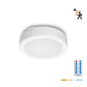 Plafonnier avec détecteur de mouvement LED NAIROS G2 12W 3CCT LX IP65 blanc Kobi Premium