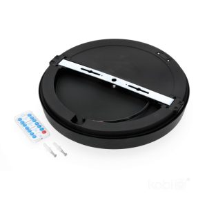 Plafonnier avec détecteur de mouvement LED NAIROS G2 18W 3CCT LX IP65 noir Kobi Premium