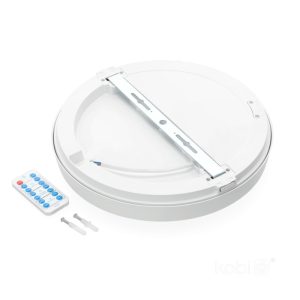 Plafonnier avec détecteur de mouvement LED NAIROS G2 24W 3CCT LX IP65 blanc Kobi Premium
