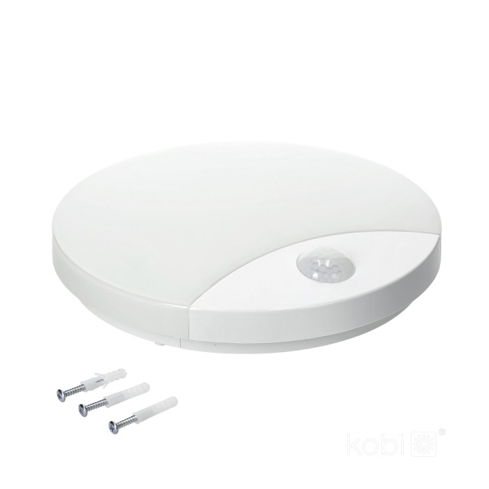 Plafonnier avec détecteur de mouvement LED ORBIS 10W 4000K LX IP44 Kobi Pro