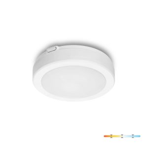 Plafonnier LED NAIROS G2 12W 3CCT IP65 blanc Kobi Premium