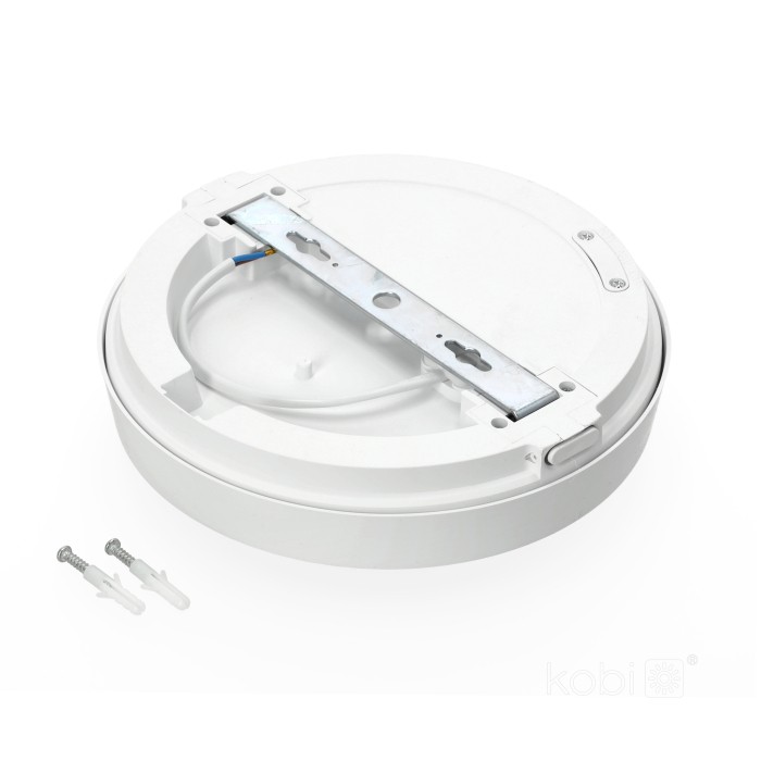 Plafonnier LED NAIROS G2 12W 3CCT IP65 blanc Kobi Premium