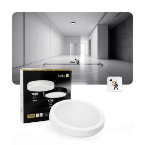 Plafonnier LED NAIROS G2 18W 3CCT IP65 blanc Kobi Premium