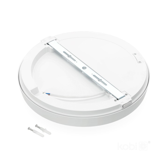 Plafonnier LED NAIROS G2 18W 3CCT IP65 blanc Kobi Premium