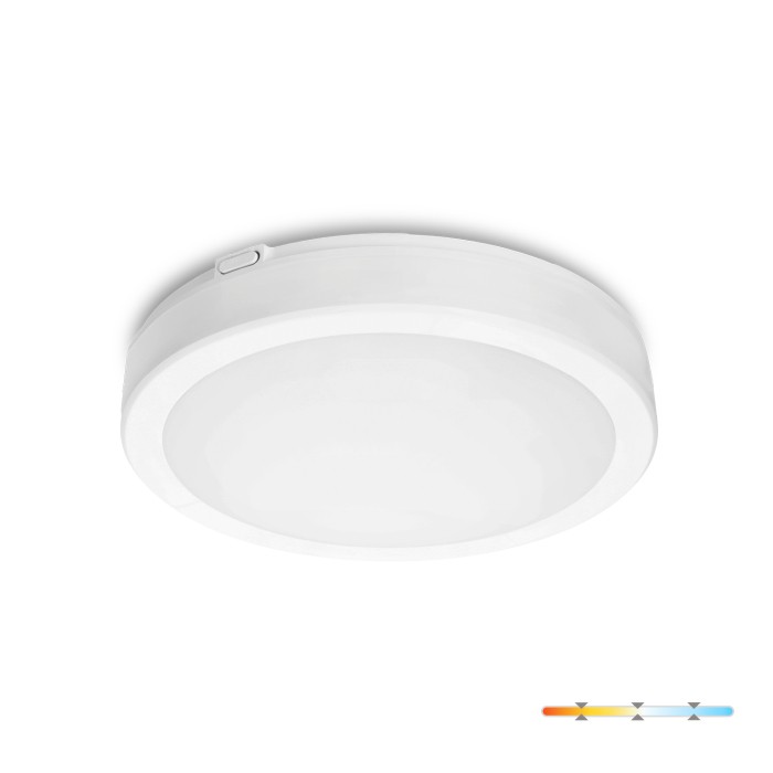 Plafonnier LED NAIROS G2 18W 3CCT IP65 blanc Kobi Premium