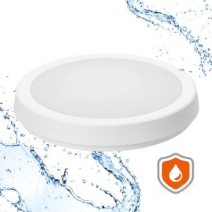 Plafonnier LED NAIROS G2 24W 3CCT IP65 blanc Kobi Premium