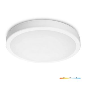 Plafonnier LED NAIROS G2 36W 3CCT IP65 blanc Kobi Premium