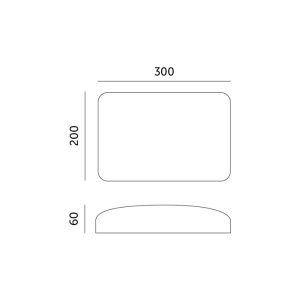 Plafonnier LED NUMOS 7W 4000K LX IP65 Kobi Pro
