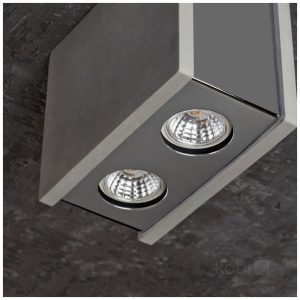Plafonnier PURO MASSO C 2xGU10 gris Art of Light