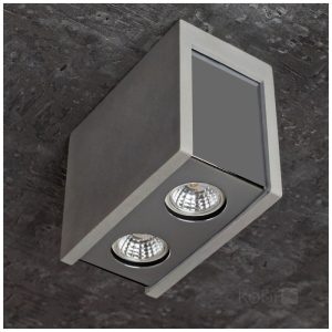 Plafonnier PURO MASSO C 2xGU10 gris Art of Light
