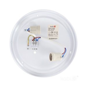 Plafonnier ROMERO 2xE27 chrome Kobi
