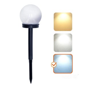 Poteau de jardin solaire LED SPHERE 6500K IP44 lot de 10 LED2B