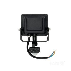 Projecteur avec détecteur de mouvement LED MHC 10W 4000K IP44 noir LED2B ROUGE