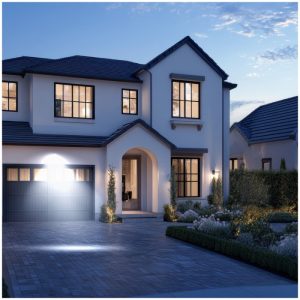 Projecteur avec détecteur de mouvement LED MHC 20W noir 6500K IP65 LED2B