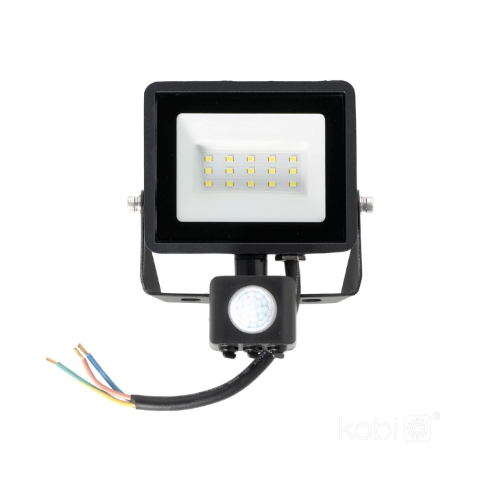 Projecteur avec détecteur de mouvement LED MHC 30W 6500K IP44 noir LED2B RED