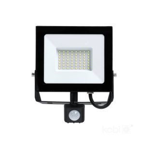 Projecteur avec détecteur de mouvement LED MHC 50W noir 4000K IP44 LED2B ROUGE