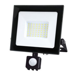 Projecteur avec détecteur de mouvement LED MHC 50W noir 4000K IP44 LED2B ROUGE