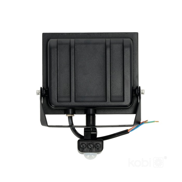 Projecteur avec détecteur de mouvement LED MHC 50W noir 4000K IP44 LED2B ROUGE