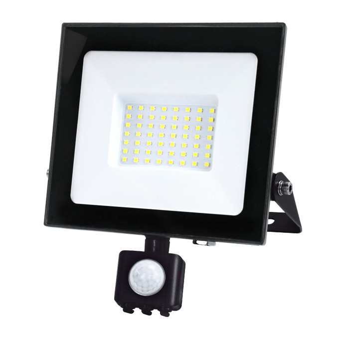 Projecteur avec détecteur de mouvement LED MHC 50W noir 4000K IP44 LED2B ROUGE