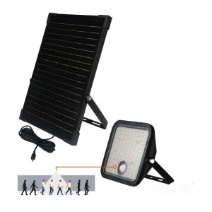 Projecteur avec détecteur de mouvement LED solaire MHCS 30W 2CCT IP65 Kobi Premium