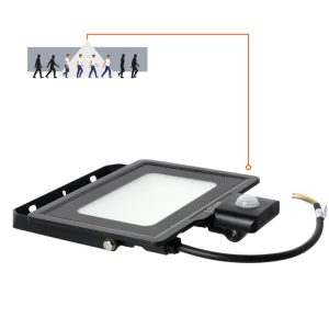 Projecteur LED avec détecteur de mouvement MHC 50W noir 6500K IP65 LED2B