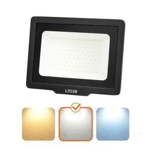 Projecteur LED MH 100W noir 4000K IP65 LED2B