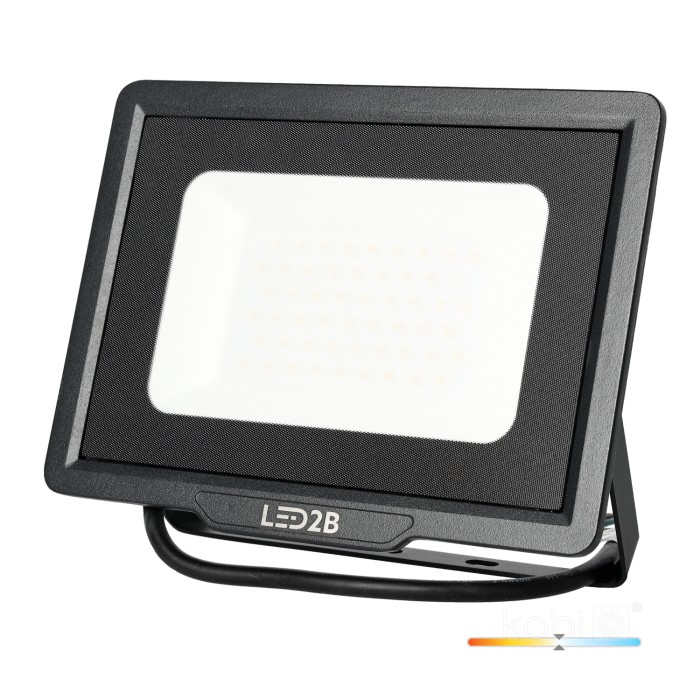 Projecteur LED MH 100W noir 4000K IP65 LED2B