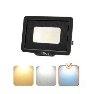 Projecteur LED MH 20W noir 6500K IP65 LED2B