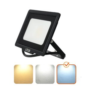 Projecteur LED MH 30W noir 6500K IP65 LED2B