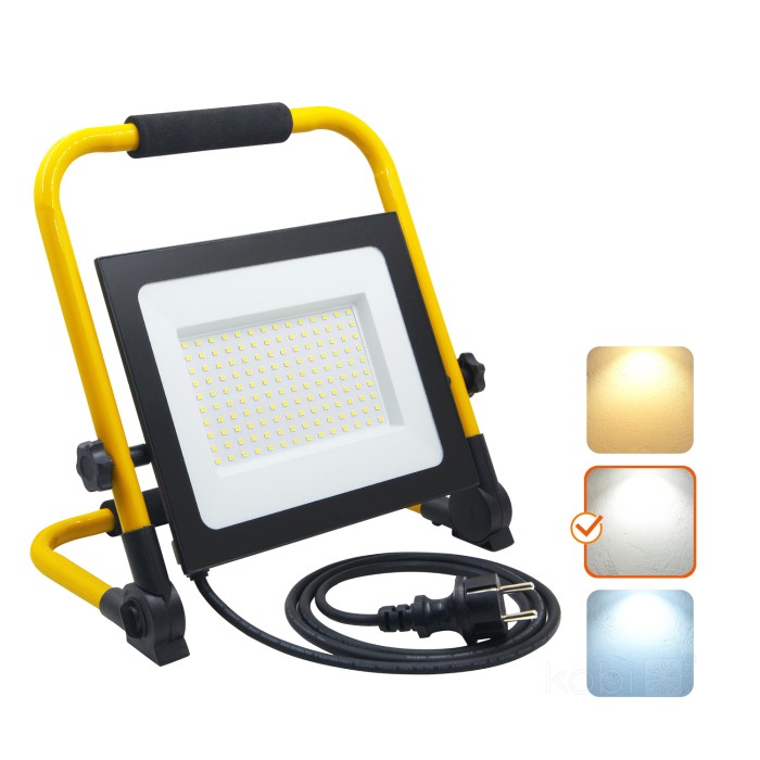 Projecteur LED TIGRA PORTABLE 100W 4000K IP54 Kobi