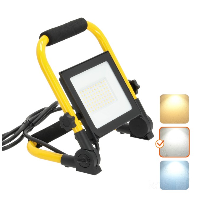 Projecteur LED TIGRA PORTABLE 50W 4000K IP54 Kobi