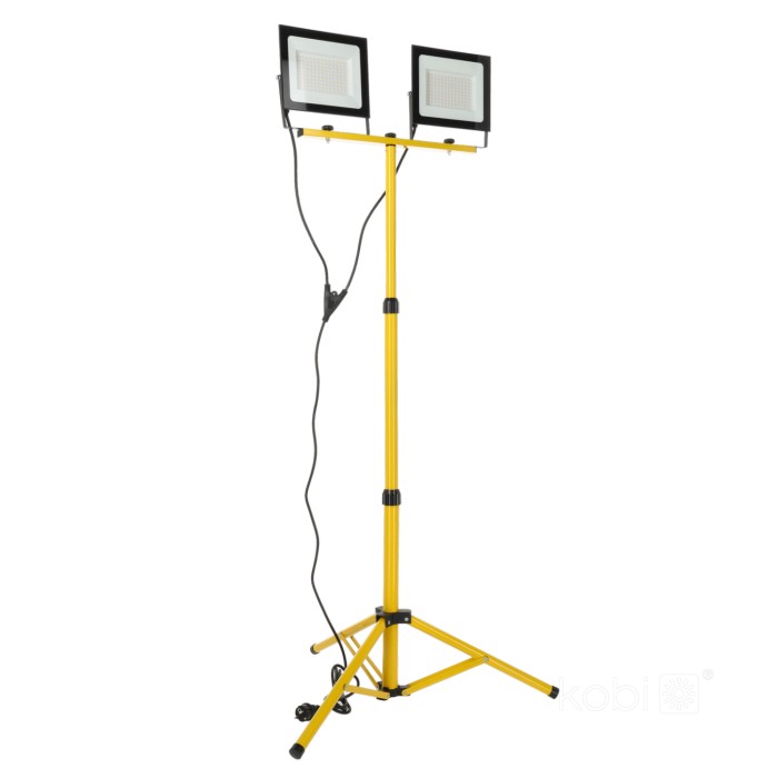 Projecteur LED TIGRA TRÉPIED 2x100W 4000K IP54 Kobi