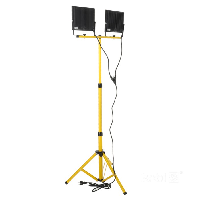Projecteur LED TIGRA TRÉPIED 2x100W 4000K IP54 Kobi