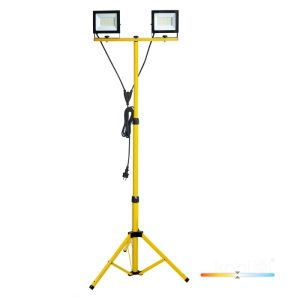 Projecteur LED TIGRA TRÉPIED 2x50W 4000K IP54 Kobi