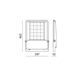Projecteur LED US 300W 5000K IP65 60° dim Kobi Pro