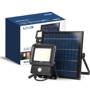 Projecteur solaire avec capteur de mouvement LED NCS 30W 6500K IP65 LED2B