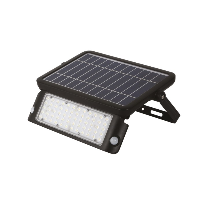 Projecteur solaire avec détecteur de mouvement LED MHC 10W 4000K IP65 Kobi